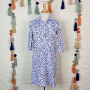 Persifor Blue Leopard Dress